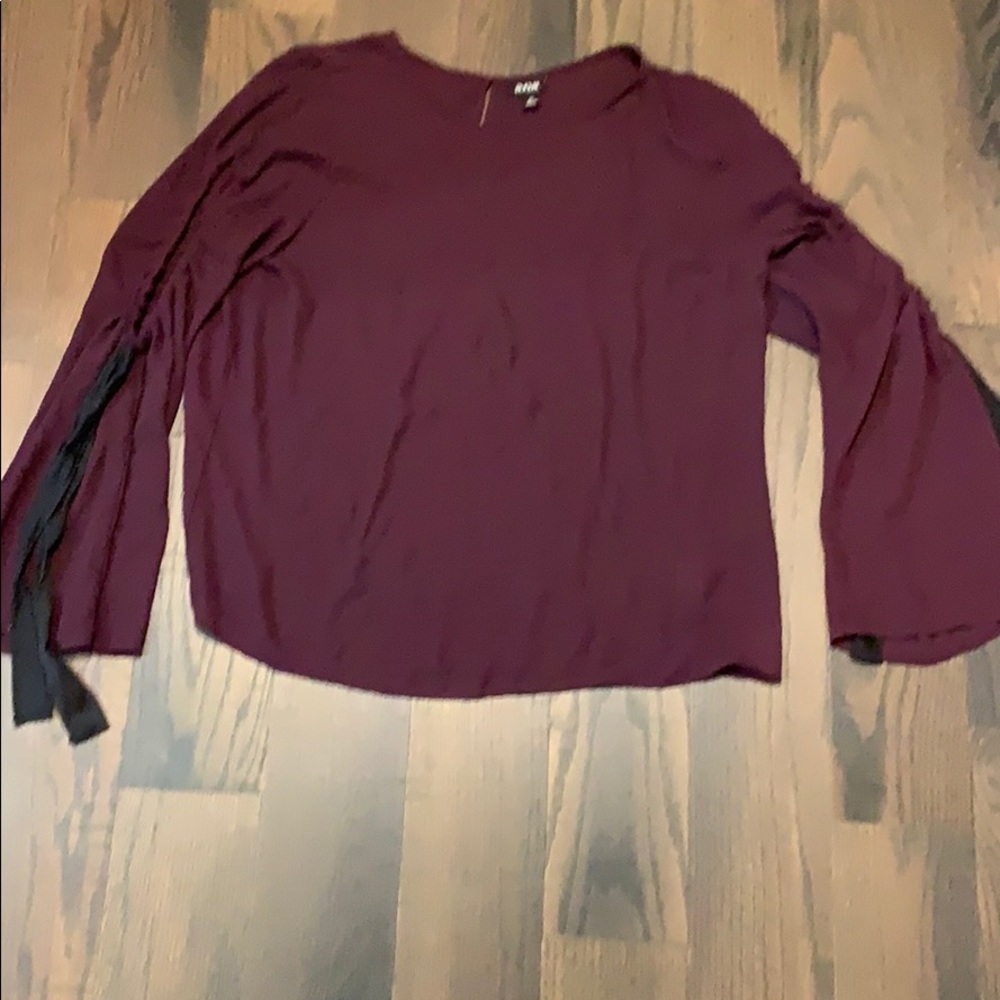 a.n.a. Deep Plum Blouse